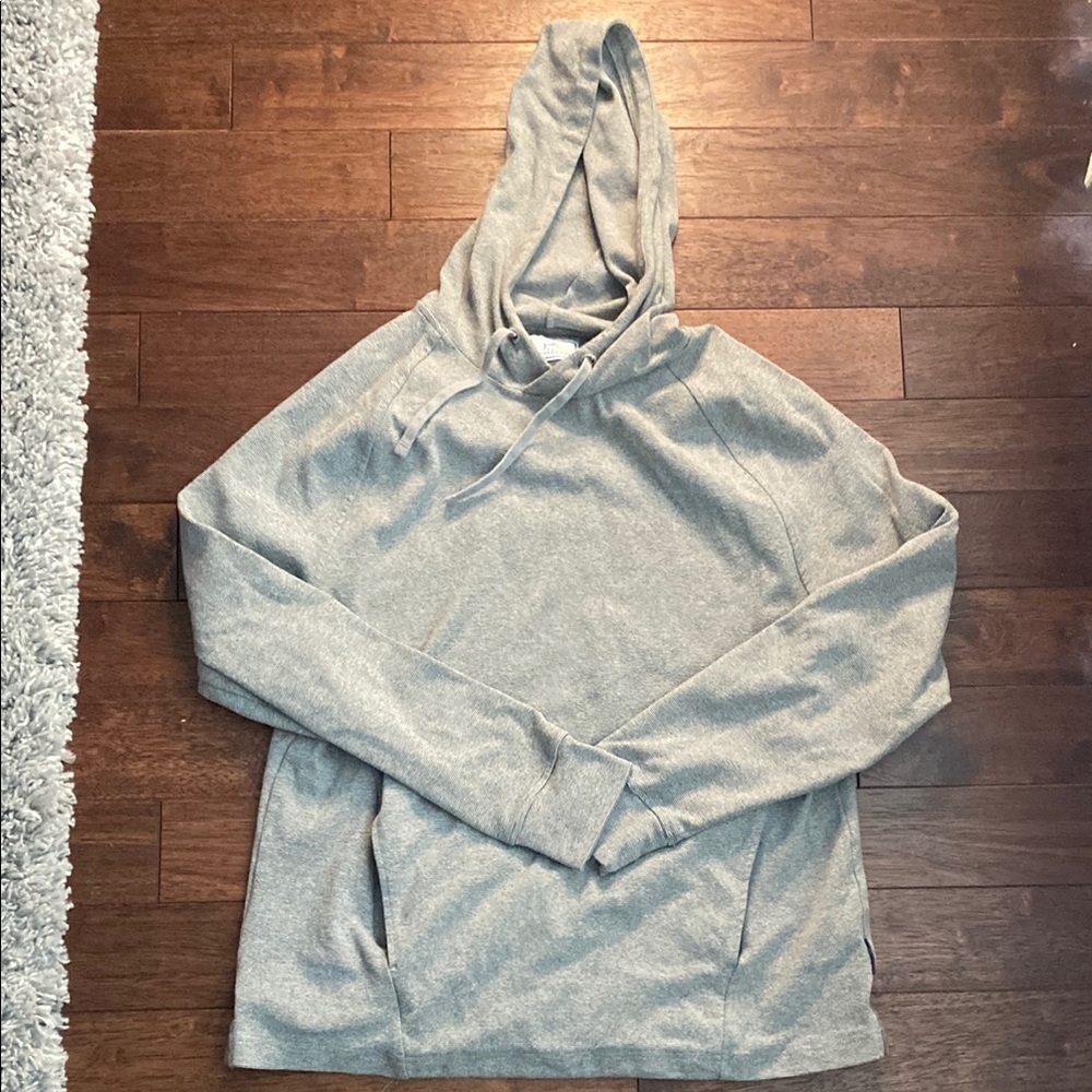 Southern Tide Gray Hooded Sweatshirt Relaxed Fit